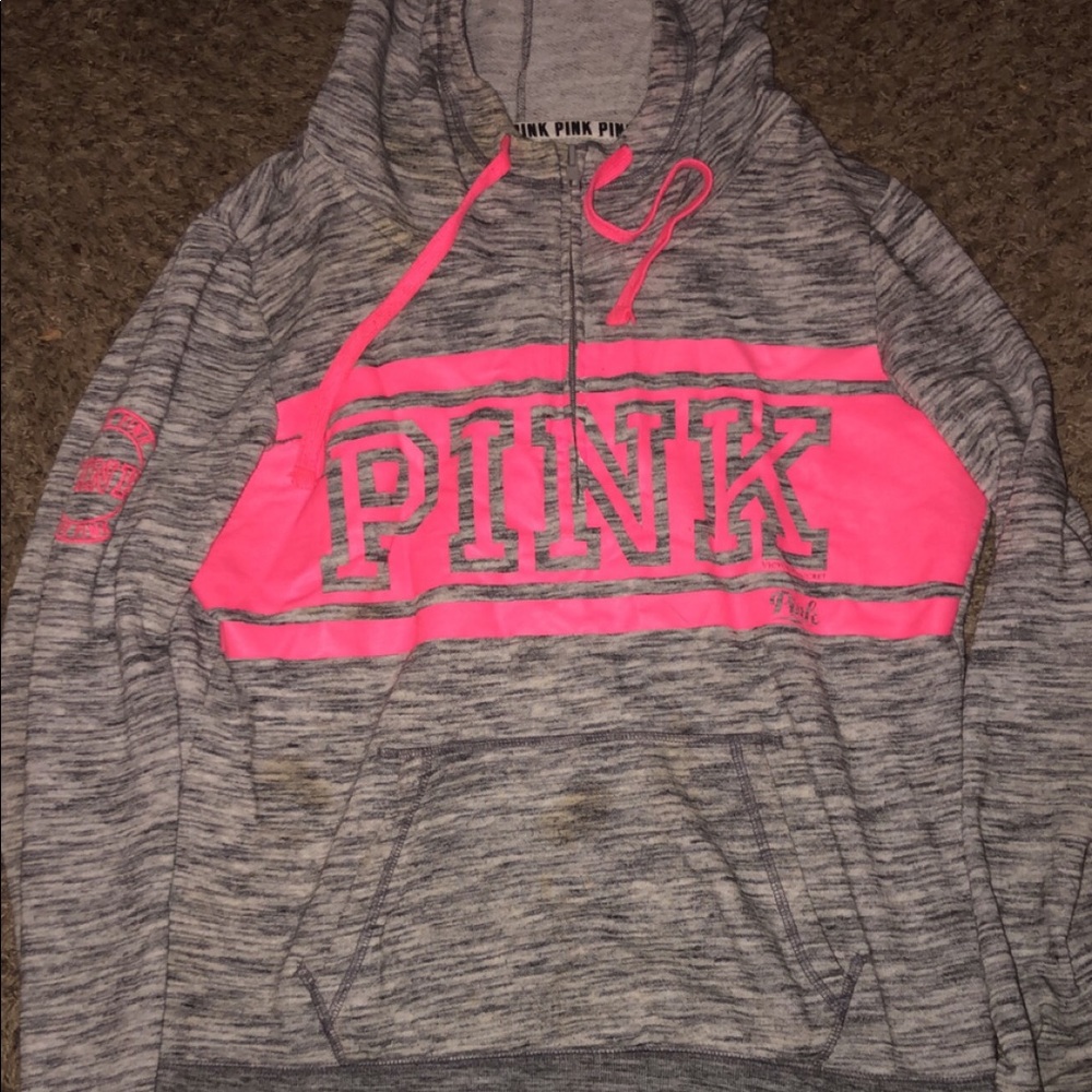 Pink hoodie